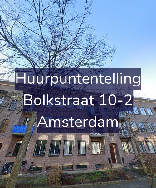 Foto gevel Huurpuntentelling voor Bolkstraat 10-2, Amsterdam