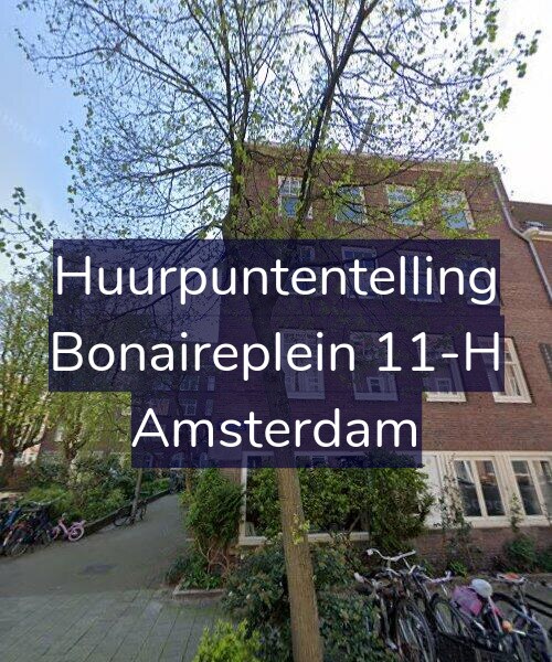 Foto gevel Huurpuntentelling voor Bonaireplein 11-H, Amsterdam
