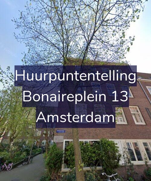 Foto gevel Huurpuntentelling voor Bonaireplein 13, Amsterdam