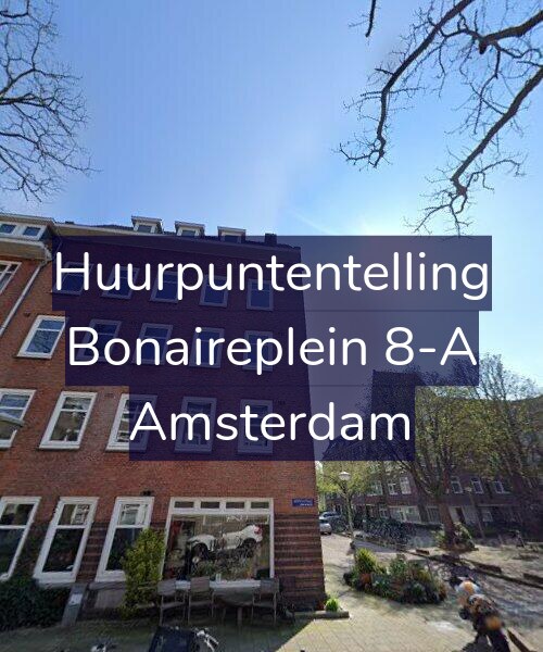 Foto gevel Huurpuntentelling voor Bonaireplein 8-A, Amsterdam