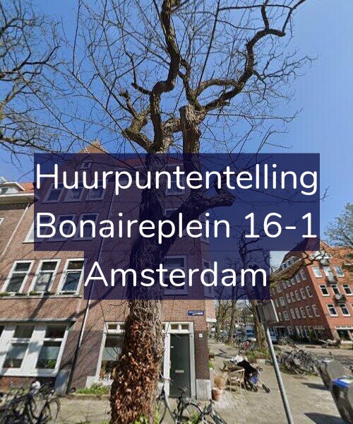 Foto gevel Huurpuntentelling voor Bonaireplein 16-1, Amsterdam