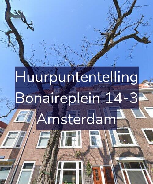 Foto gevel Huurpuntentelling voor Bonaireplein 14-3, Amsterdam