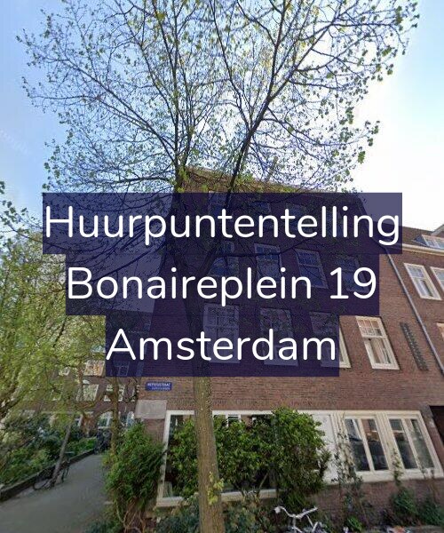 Foto gevel Huurpuntentelling voor Bonaireplein 19, Amsterdam