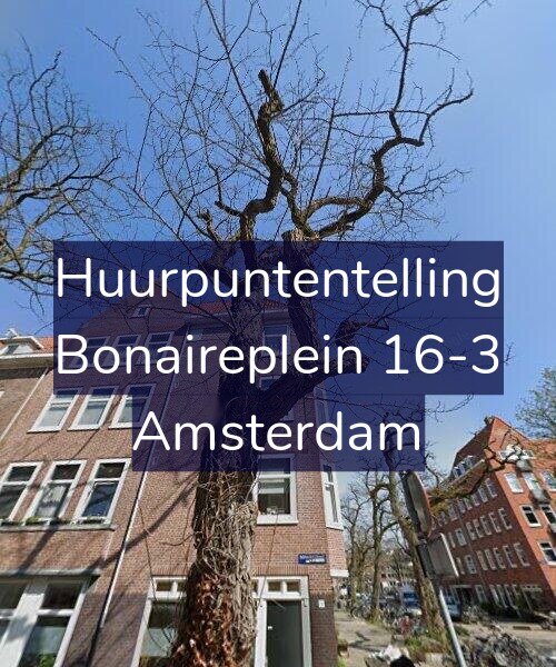 Foto gevel Huurpuntentelling voor Bonaireplein 16-3, Amsterdam