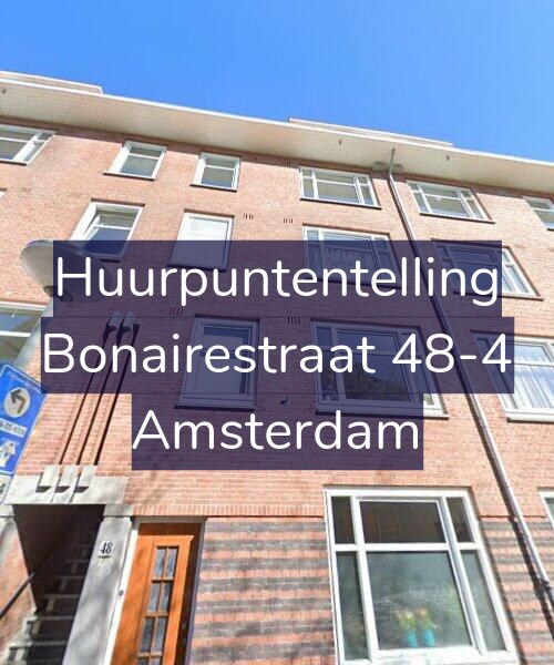 Foto gevel Huurpuntentelling voor Bonairestraat 48-4, Amsterdam