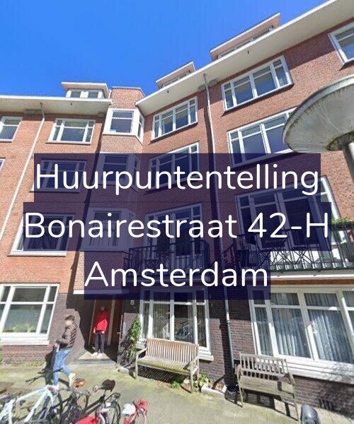 Foto gevel Huurpuntentelling voor Bonairestraat 42-H, Amsterdam