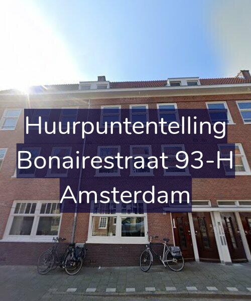 Foto gevel Huurpuntentelling voor Bonairestraat 93-H, Amsterdam