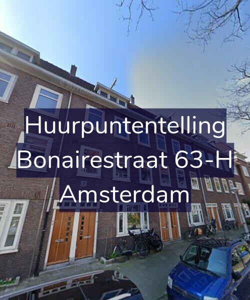 Foto gevel Huurpuntentelling voor Bonairestraat 63-H, Amsterdam