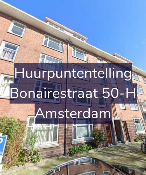 Foto gevel Huurpuntentelling voor Bonairestraat 50-H, Amsterdam