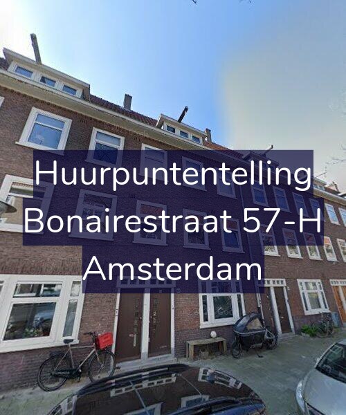 Foto gevel Huurpuntentelling voor Bonairestraat 57-H, Amsterdam