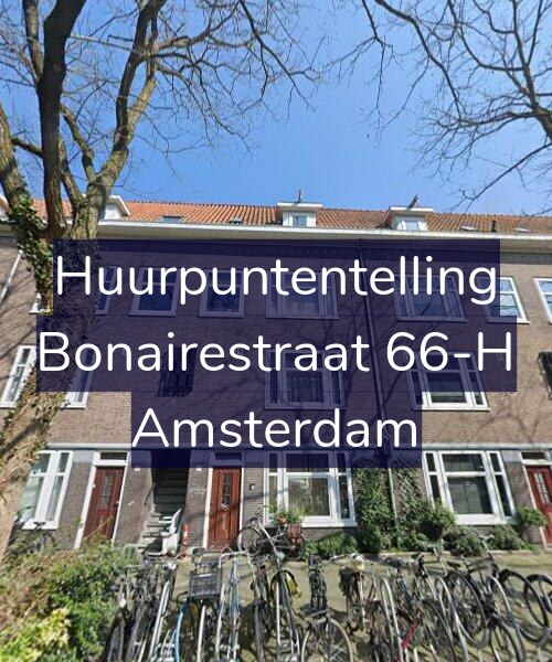 Foto gevel Huurpuntentelling voor Bonairestraat 66-H, Amsterdam