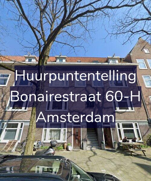 Foto gevel Huurpuntentelling voor Bonairestraat 60-H, Amsterdam