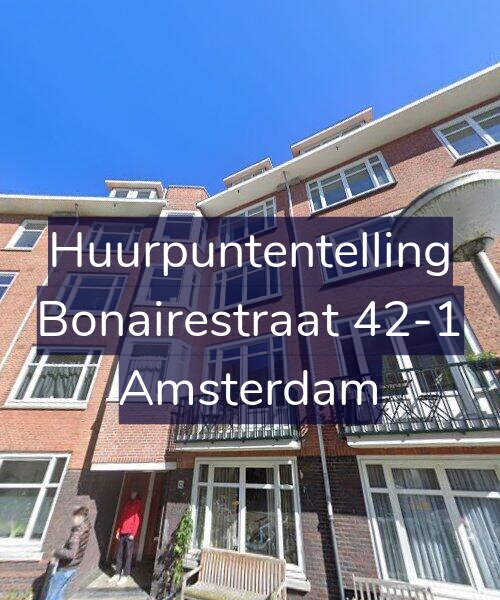 Foto gevel Huurpuntentelling voor Bonairestraat 42-1, Amsterdam
