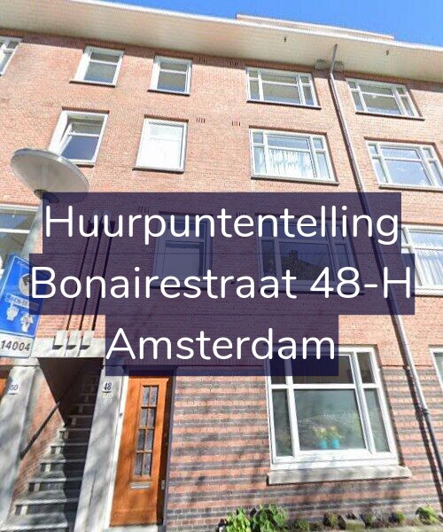 Foto gevel Huurpuntentelling voor Bonairestraat 48-H, Amsterdam