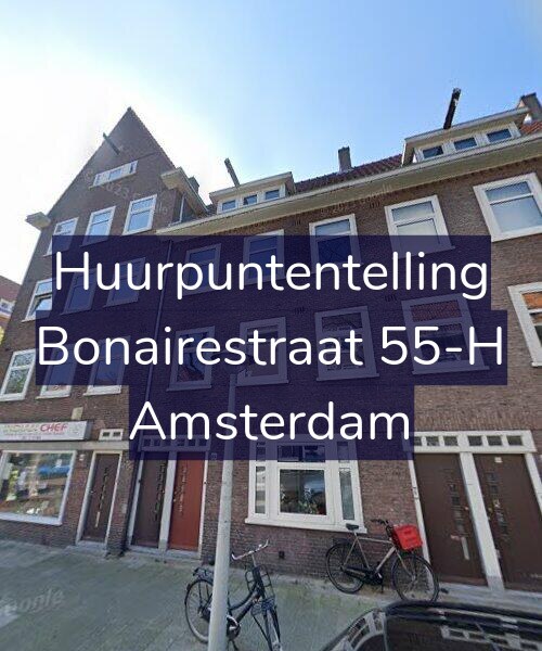 Foto gevel Huurpuntentelling voor Bonairestraat 55-H, Amsterdam