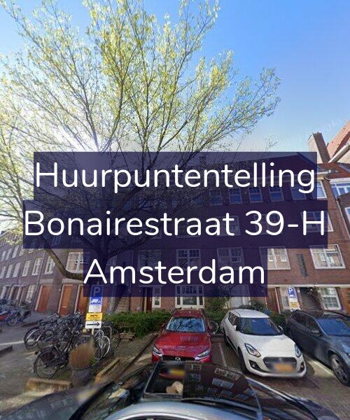 Foto gevel Huurpuntentelling voor Bonairestraat 39-H, Amsterdam