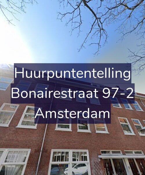 Foto gevel Huurpuntentelling voor Bonairestraat 97-2, Amsterdam