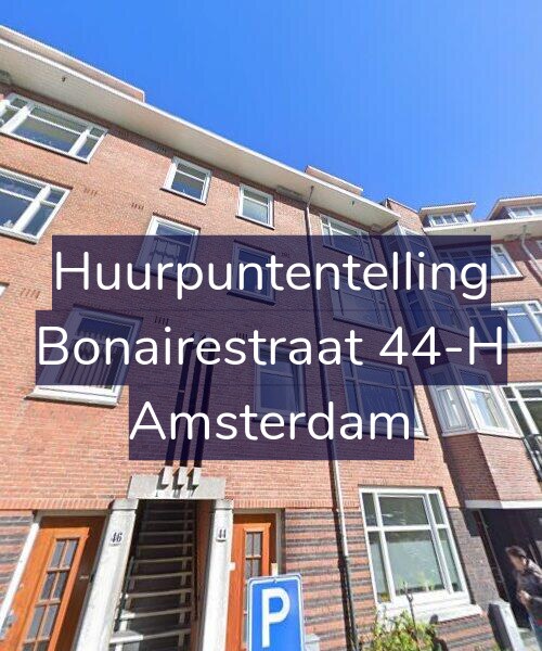 Foto gevel Huurpuntentelling voor Bonairestraat 44-H, Amsterdam