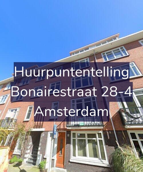 Foto gevel Huurpuntentelling voor Bonairestraat 28-4, Amsterdam