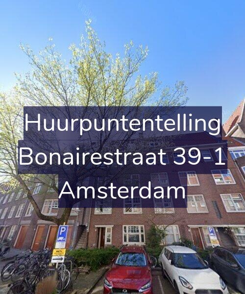 Foto gevel Huurpuntentelling voor Bonairestraat 39-1, Amsterdam
