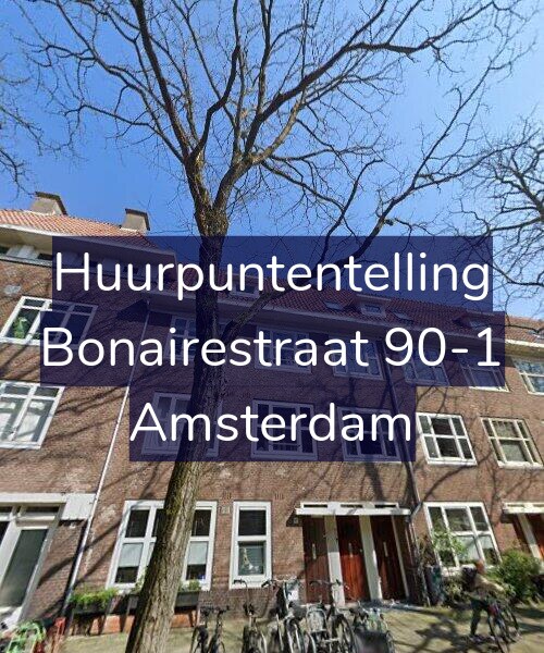 Foto gevel Huurpuntentelling voor Bonairestraat 90-1, Amsterdam