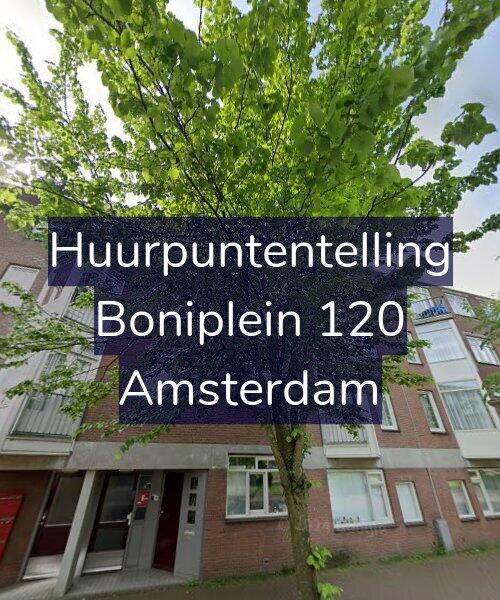 Foto gevel Huurpuntentelling voor Boniplein 120, Amsterdam