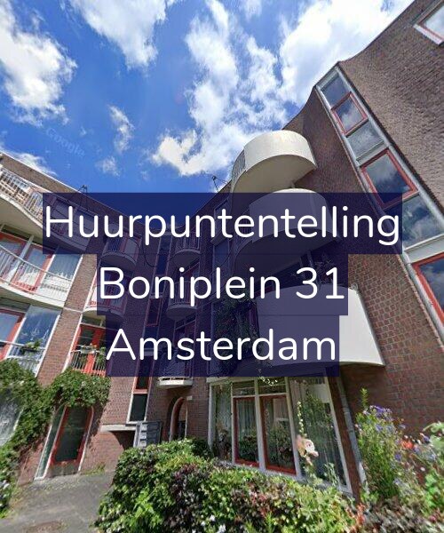Foto gevel Huurpuntentelling voor Boniplein 31, Amsterdam