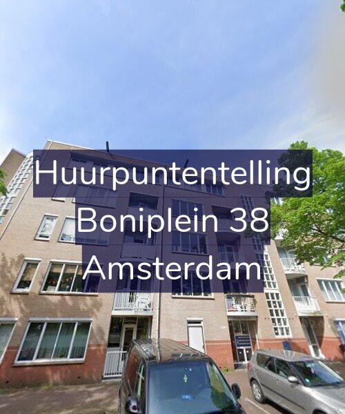 Foto gevel Huurpuntentelling voor Boniplein 38, Amsterdam