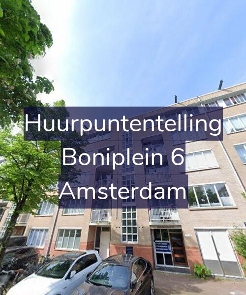 Foto gevel Huurpuntentelling voor Boniplein 6, Amsterdam