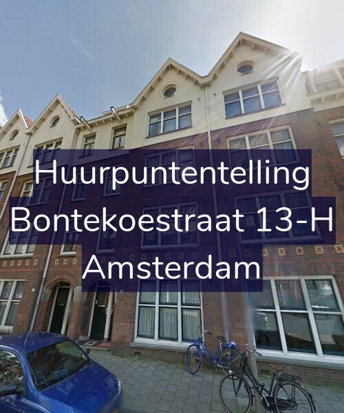 Foto gevel Huurpuntentelling voor Bontekoestraat 13-H, Amsterdam