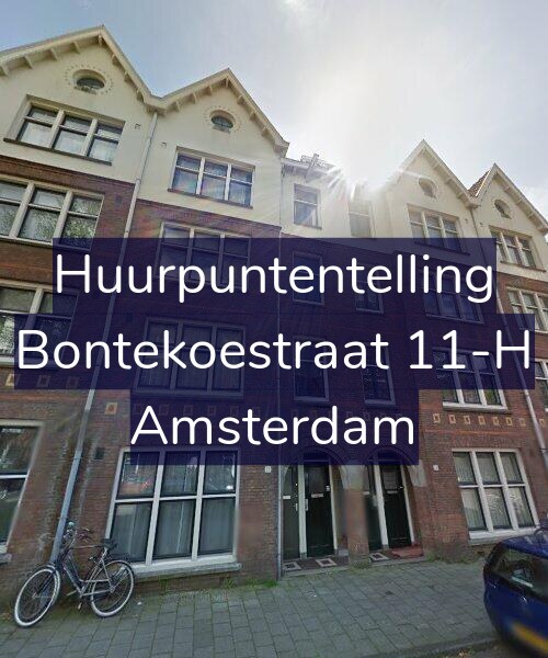 Foto gevel Huurpuntentelling voor Bontekoestraat 11-H, Amsterdam