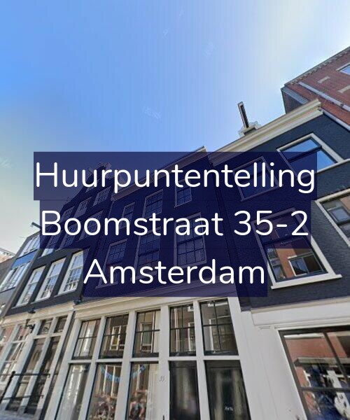 Foto gevel Huurpuntentelling voor Boomstraat 35-2, Amsterdam