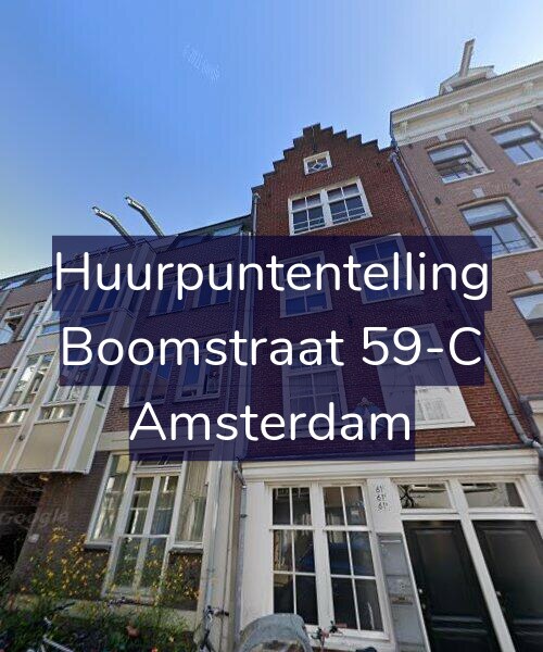 Foto gevel Huurpuntentelling voor Boomstraat 59-C, Amsterdam