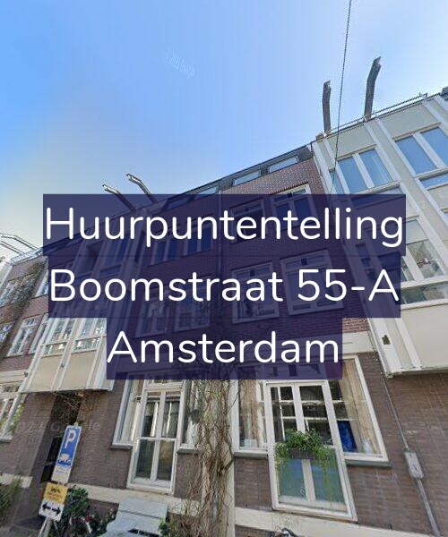 Foto gevel Huurpuntentelling voor Boomstraat 55-A, Amsterdam