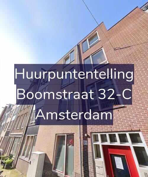 Foto gevel Huurpuntentelling voor Boomstraat 32-C, Amsterdam