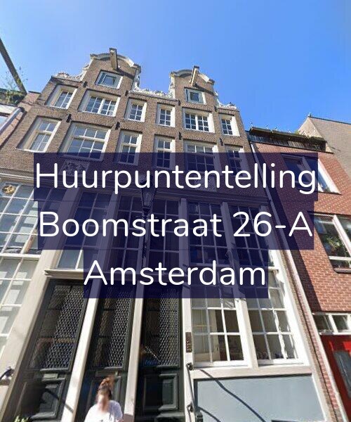 Foto gevel Huurpuntentelling voor Boomstraat 26-A, Amsterdam