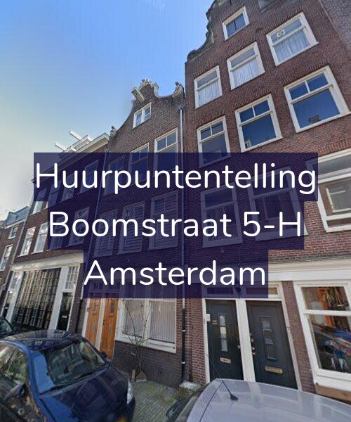 Foto gevel Huurpuntentelling voor Boomstraat 5-H, Amsterdam