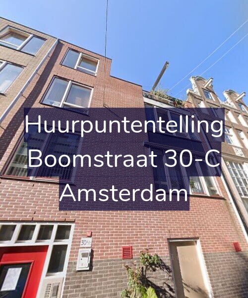 Foto gevel Huurpuntentelling voor Boomstraat 30-C, Amsterdam