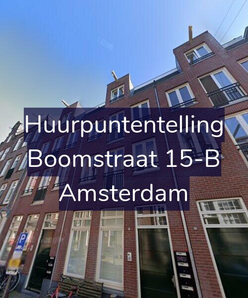 Foto gevel Huurpuntentelling voor Boomstraat 15-B, Amsterdam