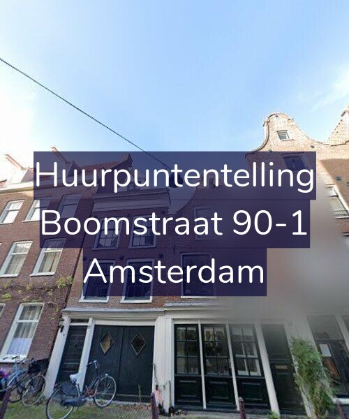 Foto gevel Huurpuntentelling voor Boomstraat 90-1, Amsterdam