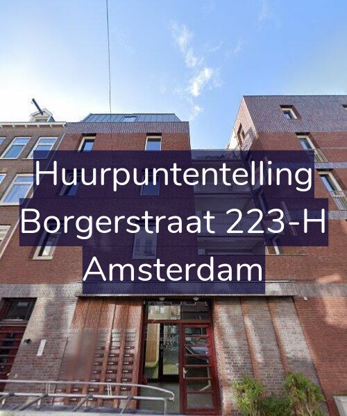 Foto gevel Huurpuntentelling voor Borgerstraat 223-H, Amsterdam