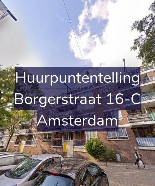 Foto gevel Huurpuntentelling voor Borgerstraat 16-C, Amsterdam
