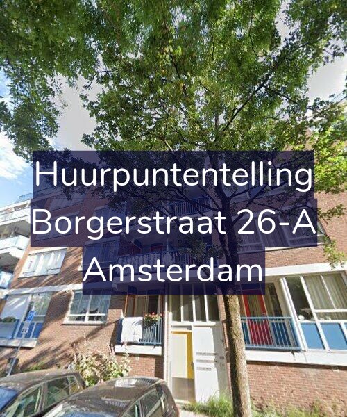 Foto gevel Huurpuntentelling voor Borgerstraat 26-A, Amsterdam