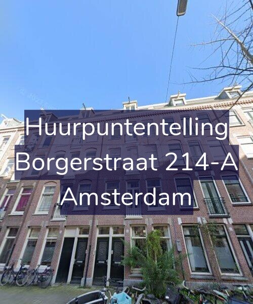 Foto gevel Huurpuntentelling voor Borgerstraat 214-A, Amsterdam