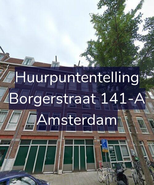 Foto gevel Huurpuntentelling voor Borgerstraat 141-A, Amsterdam