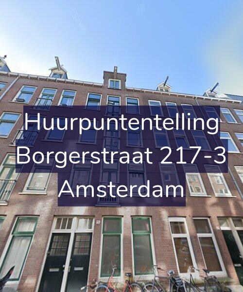 Foto gevel Huurpuntentelling voor Borgerstraat 217-3, Amsterdam