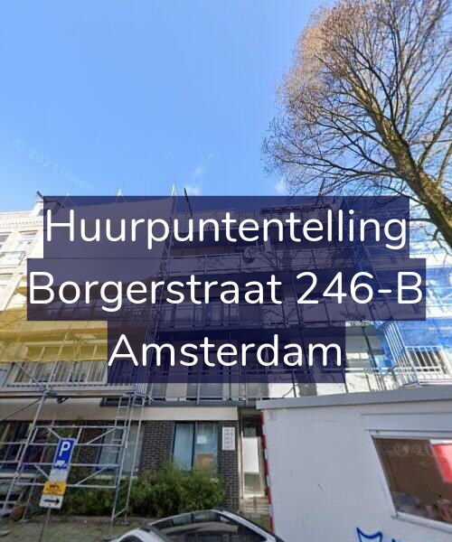 Foto gevel Huurpuntentelling voor Borgerstraat 246-B, Amsterdam