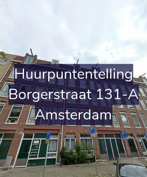 Foto gevel Huurpuntentelling voor Borgerstraat 131-A, Amsterdam