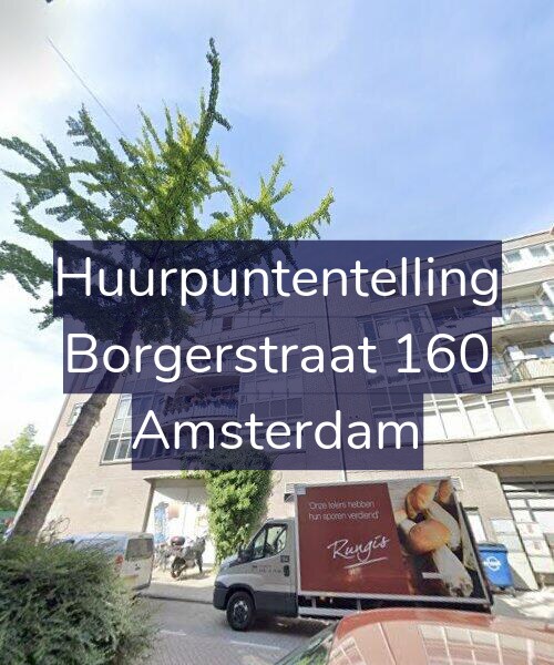 Foto gevel Huurpuntentelling voor Borgerstraat 160, Amsterdam