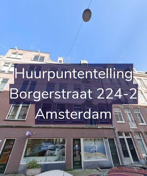Foto gevel Huurpuntentelling voor Borgerstraat 224-2, Amsterdam